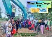 Respon Cepat Pasangan Bakal Calon Bupati dan Wakil Bupati Soppeng, H. Suwardi Haseng, SE dan Ir. Selle KS Dalle ‘ SUKSES’ Perbaiki Jalan Tani di Desa Jampu