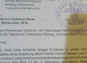 DINILAI ABAIKAN KEWAJIBAN, BUPATI MAJENE DIADUKAN KE GUBERNUR SULBAR