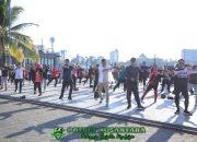 Jalan Sehat dan Senam Bersama, Pjs Wali Kota Makassar : Olahraga Investasi Berharga