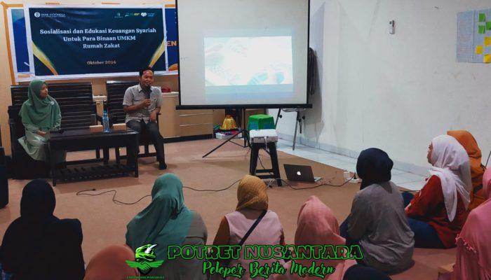 Dukung Bulan Keuangan dan Ekonomi Syariah, Rumah Zakat Gelar Sosialisasi dan Edukasi Keuangan Syariah ke UMKM Binaan