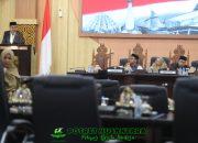 PJ Sekda Kota Makassar Hadiri Rapat Paripurna Tentang Pemandangan Umum Fraksi