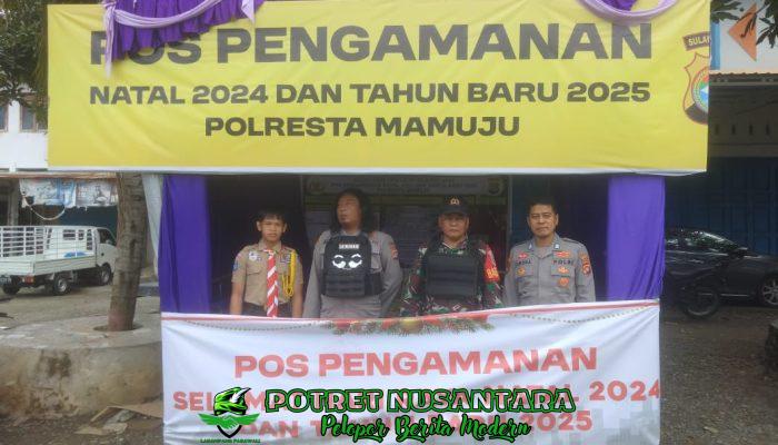 Pos Pam Nataru Polsek Tapalang Jelang Libur Natal dan Tahun Baru 2024 Masih Dalam Keadaan Aman dan Terkendali