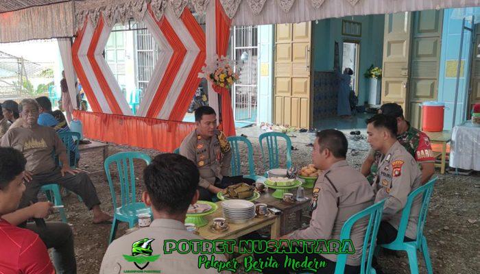 Kapolsek Sampaga Himbau Masyarakat Jaga Keamanan dan Ketertiban Selama Pergantian Tahun Baru