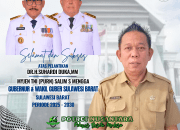 Selamat dan Sukses kepada Bapak Dr.H.Suhardi Duka,MM dan MYJEN TNI (Pun) Salim S Mengga atas pelantikan sebagai Gubernur dan Wakil Gubernur Sulawesi Barat periode 2025 – 2030.