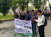 Puluhan Mahasiswa Geruduk Polda, Desak Dugaan Tipikor Pengadaan Mesin Incenerator DLHK Sulsel Diusut Tuntas