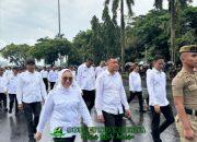 Geladi Persiapan Pelantikan Bupati Mamuju Sutina Suhardi dan Wakil Bupati Yuki Permana