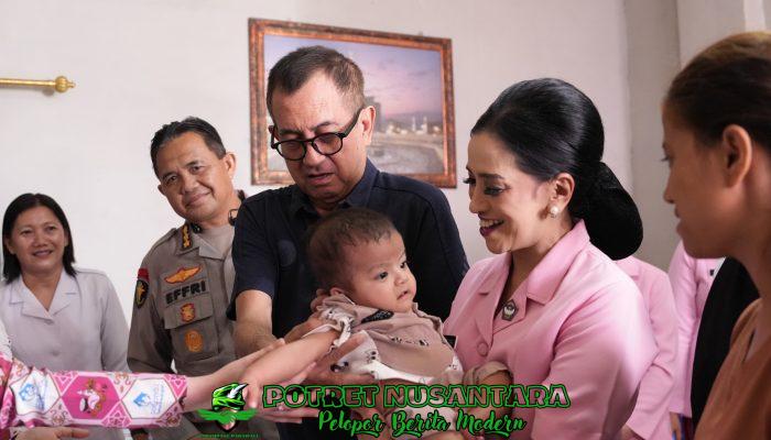 Ketua Bhayangkari Daerah Sulbar Tekan Angka Stunting, Melalui Pendampingan dan Edukasi Gizi Seimbang