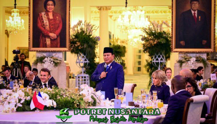 Prabowo dan Macron Pererat Hubungan Indonesia-Prancis dengan Jamuan Penuh Makna