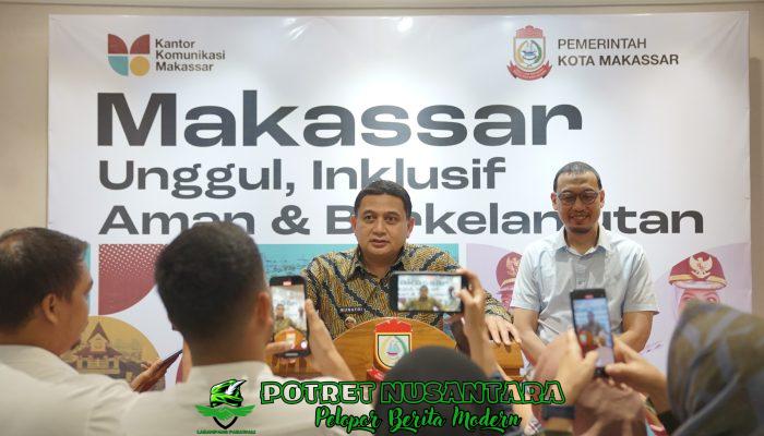 Dukung Kebebasan Pers, Wali Kota Makassar Luncurkan Media Center di Balai Kota