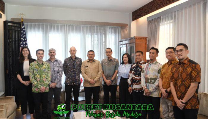 Wali Kota Munafri Bertemu Konjen Amerika Perkuat Kerjasama SDM dan Investasi