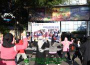 Senam Jantung Sehat: Melinda Aksa Ajak Ibu-Ibu Aktif Jaga Kesehatan