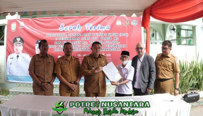 Makassar Terima Hibah PSU Rp168 Miliar dari Pengembang, Wali Kota Appi: “Jangan Seenaknya Tutup Alur Air”