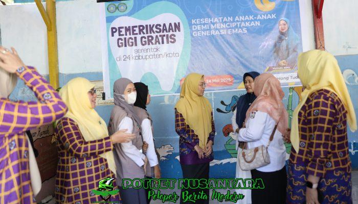 Tinjau Langsung Gebyar PAUD 2025,  Melinda Sebut Anak Sehat Pondasi Indonesia Emas 2045