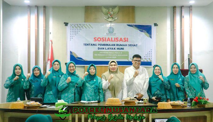 Pokja III TP PKK Kota Makassar Bina Kader Jadi Pembina Rumah Sehat dan Layak Huni