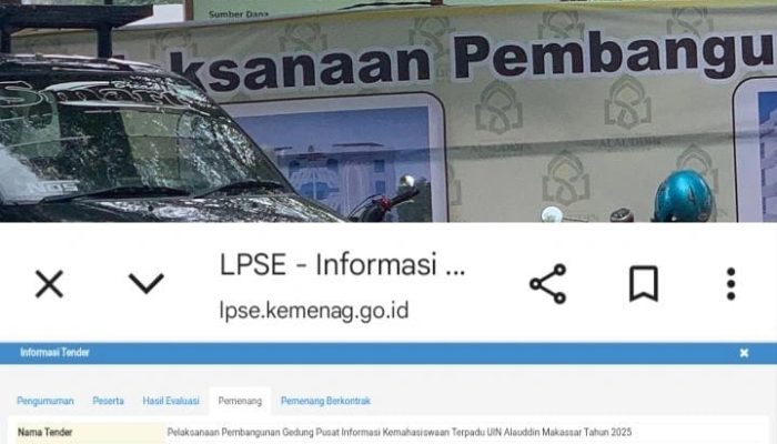 Ada Apa di Balik Papan Proyek Pembangunan Gedung Pustipad UINAM?
