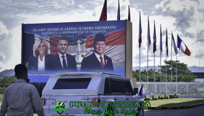 Presiden Prabowo Tiba di Yogyakarta Sambut Presiden Macron