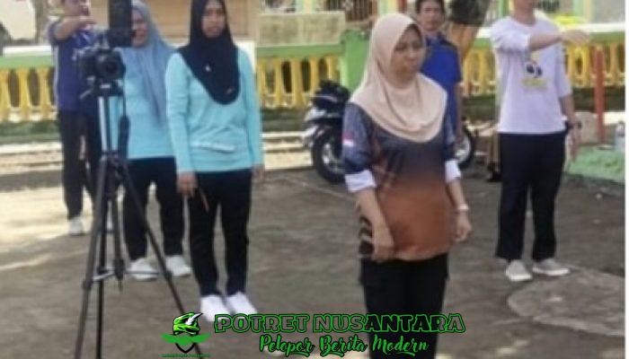 Gairahkan Semangat Olahraga Sejak Dini, SDN 257 Akkalibatue Gelar Pelatihan Senam