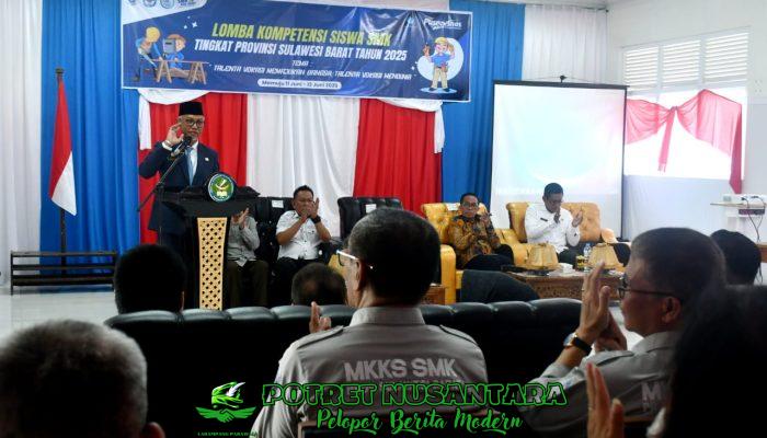 Plh Sekda Sulbar Buka Resmi Lomba Kompetensi Siswa SMK Tingkat Provinsi 2025