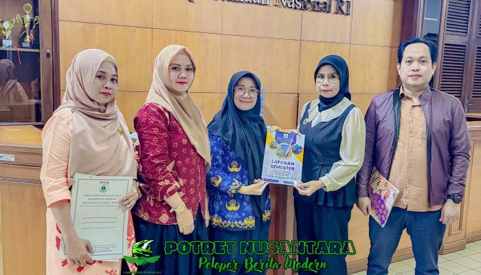 DPKD Sulbar Serahkan Laporan DAK Non-Fisik ke Perpustakaan Nasional RI