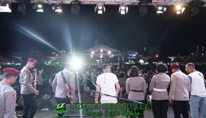 Malam Puncak Perayaan Hari Bhayangkara ke-79, Polda Sulbar Gelar Pesta Rakyat