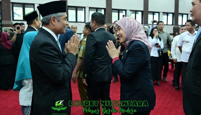 Aliyah Mustika Hadiri Pelantikan Kepala BPKP Sulsel