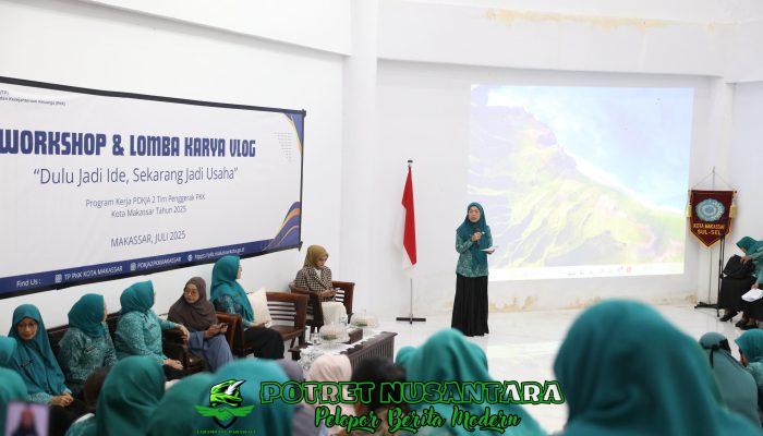 Matangkan Lomba Vlog, Pokja II TP PKK Makassar Gelar Workshop Vlog