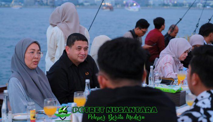 Diatas Kapal Pinisi, Wali Kota Munafri Ajak  Media Perkuat Kolaborasi untuk Atasi Persoalan Kota