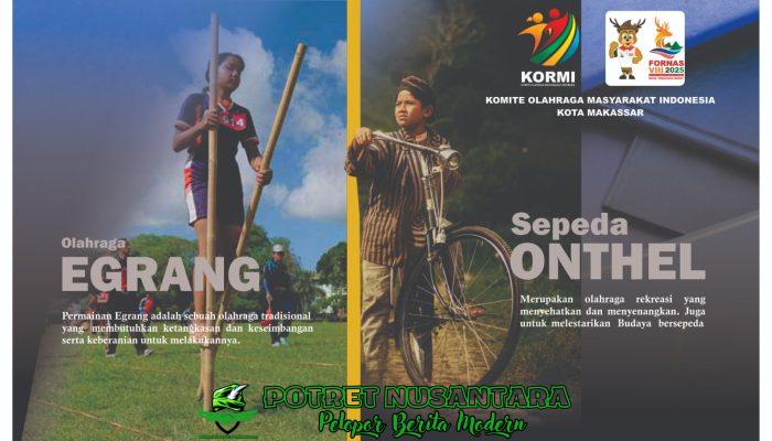 KORMI Makassar Gaungkan Olahraga Tradisional di Era Milenial