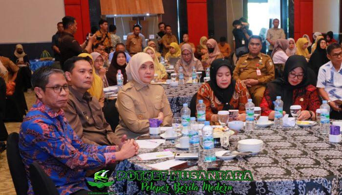Aliyah Hadiri Rakor Evaluasi TPPS Sulsel di Dalton Hotel
