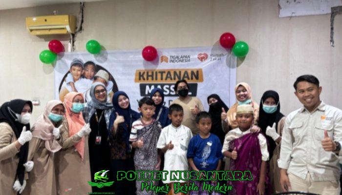 Tigalapan Indonesia dan Rumah Zakat Sukses Gelar Khitanan Gratis untuk Anak Yatim dan Dhuafa