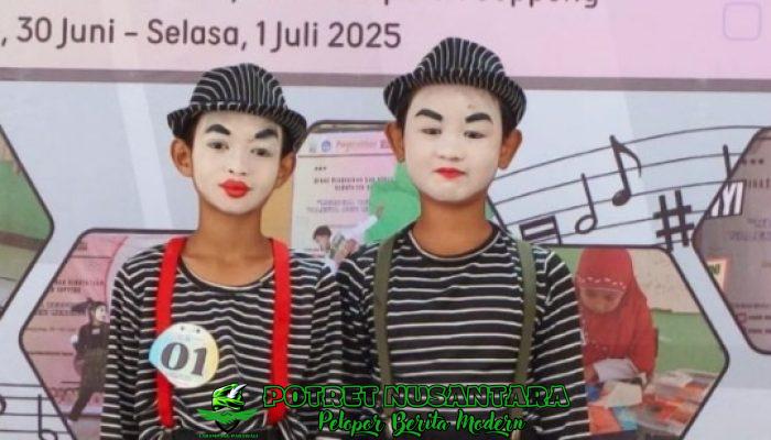 SDN 136 Labessi Juara 1 Pantomim di FLS3N, Soppeng Tembus Provinsi