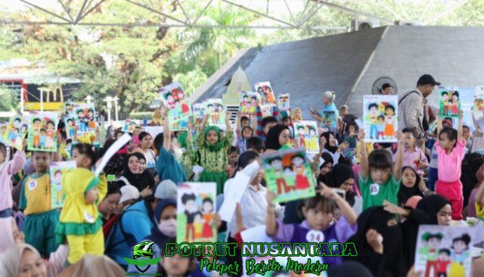 250 Anak PAUD Meriahkan Lomba Mewarnai dalam Peringatan Hari Anak Nasional