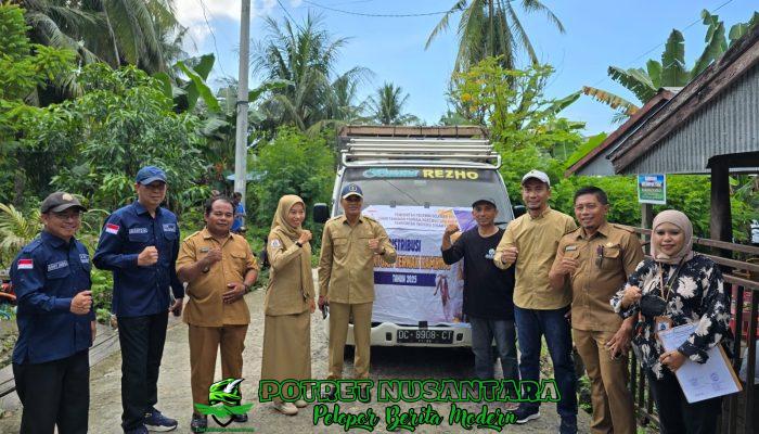 Inspektorat Sulbar Monitoring Penyaluran Bantuan Kambing dan Durian di Polman