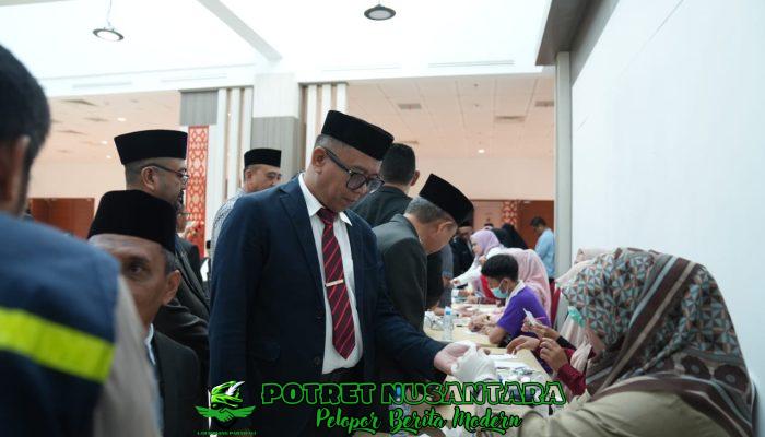 Tak Sekadar Duduk Manis, Sejumlah Pejabat Pemprov Sulbar Tes Kesehatan Jelang Retret Di Makorem 142 Tatag Mamuju