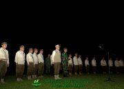 SDK Pimpin Api Unggun dan Renungan Malam Retreat di Makorem 142/Tatag