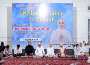 Gubernur Suhardi Duka Hadiri Dzikir Bersama, Ajak Warga Isi Kemerdekaan dengan Pembangunan Moral