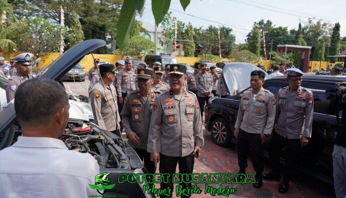 Wakapolda Sulbar Sidak Kendaraan Dinas di Polman, Pastikan Armada Siap Dukung Pelayanan Publik