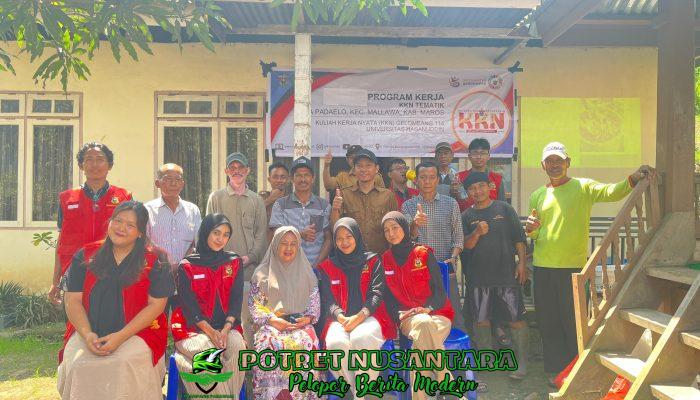 Edukasi Kelola Sampah: Mahasiswa KKN-T Unhas Dampingi Warga Desa Padaelo Buat Pupuk Organik