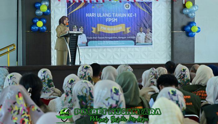 Aliyah Mustika Ilham Serukan Semangat Pengabdian Sosial di Harlah Perdana FPSM Makassar