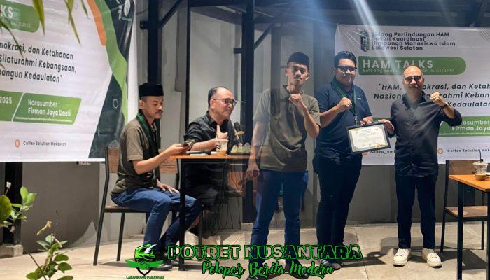 Jelang HUT ke-80 RI, HMI Badko Sulsel Gelar “HMI Talk” Bahas HAM, Demokrasi dan Kedaulatan Bangsa
