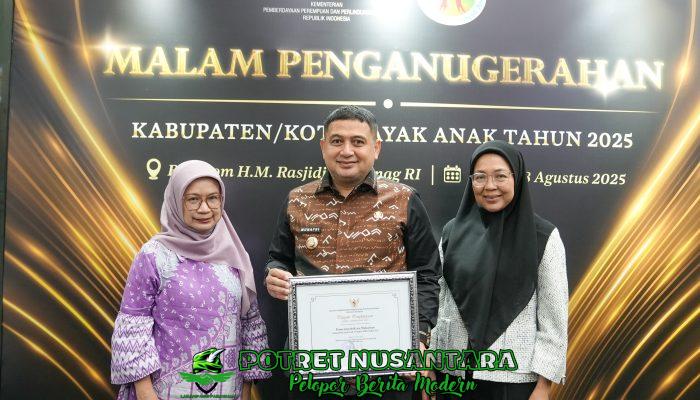 Makassar Raih Penghargaan KLA Kategori Nindya 2025