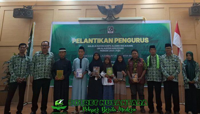 Pelantikan MR KAHMI UINAM 2025–2030 Diwarnai Aksi Peduli: Serahkan Al-Qur’an dan Buku Bacaan untuk Siswa Sekolah Rakyat Gowa