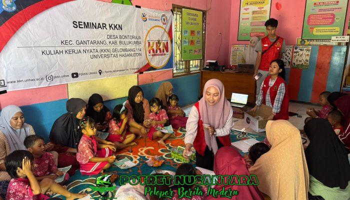 KKNT Unhas Inovasi Puding Kelor untuk Cegah Stunting pada Balita di Desa Bontoraja