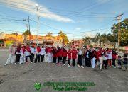 Serunya Lomba Baris Berbaris Tutup Mata, Ibu-Ibu Vila Mutiara Asri Unjuk Kekompakan di HUT RI ke-80