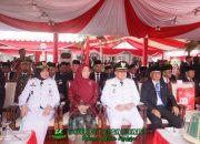 Munafri-Aliyah dan Ketua TP PKK, Hadiri Upacara Kemerdekaan ke-80 RI di Tingkat Provinsi Sulsel