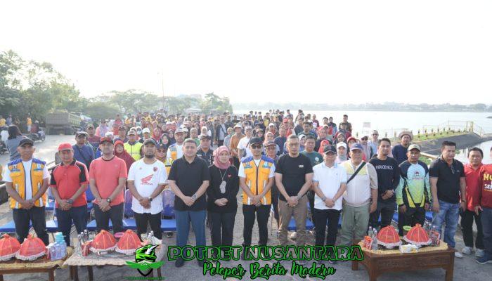 Pemkot Makassar Gencarkan Jumat Bersih Hadapi Musim Hujan di Waduk Tunggu Pampang