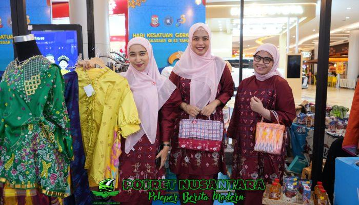 Produk Ruang Jahit Warnai Booth Dekranasda pada Gebyar PKK Makassar