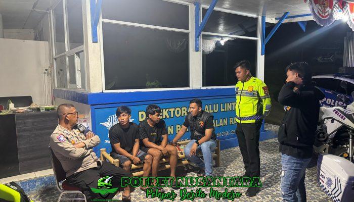 PJR Ditlantas Polda Sulbar Gagalkan Penyelundupan Pupuk Subsidi di Mamuju