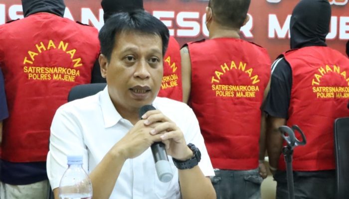 Sat Res Narkoba Polres Majene Tangkap 4 Tersangka dalam Operasi Antik Marano 2025