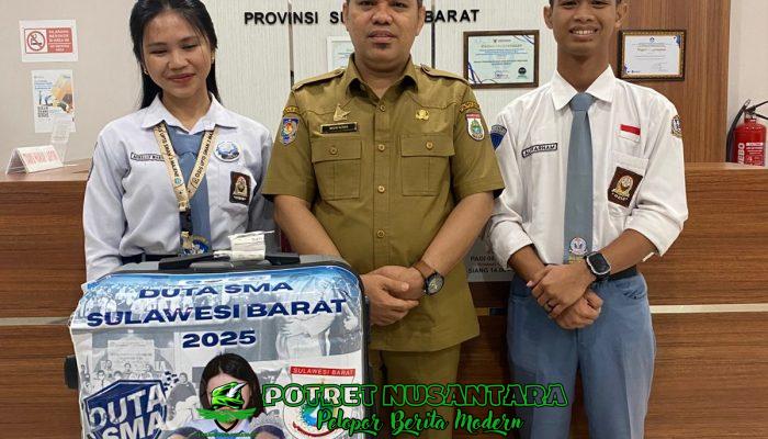 Dua Siswa Sulbar Siap Berlaga di Ajang Duta SMA Nasional, Disdikbud Berikan Dukungan Penuh